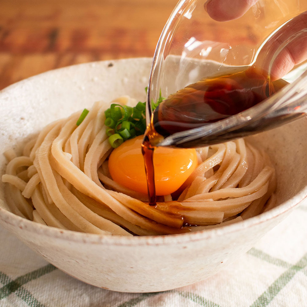 玄米めんと一緒にぶっかけうどんが一番美味しい。