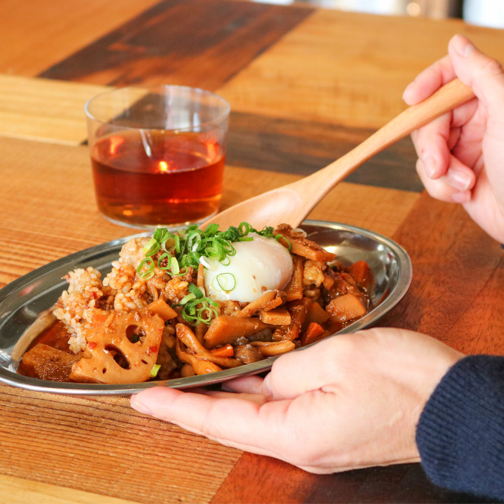 ごろごろ野菜の麻辣丼