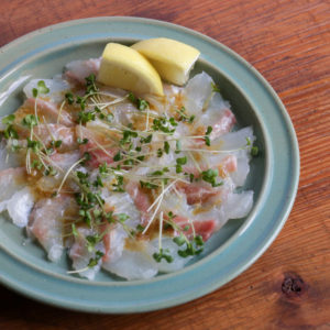 魚介に合わせて夏っぽい一品に