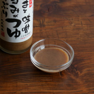 ごまくるみ味噌つゆ