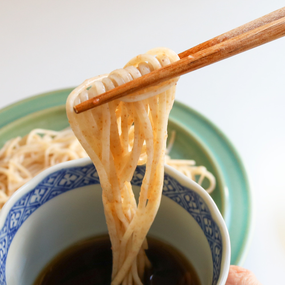 冷麦くらいの細さでそのまま食べても美味しい
