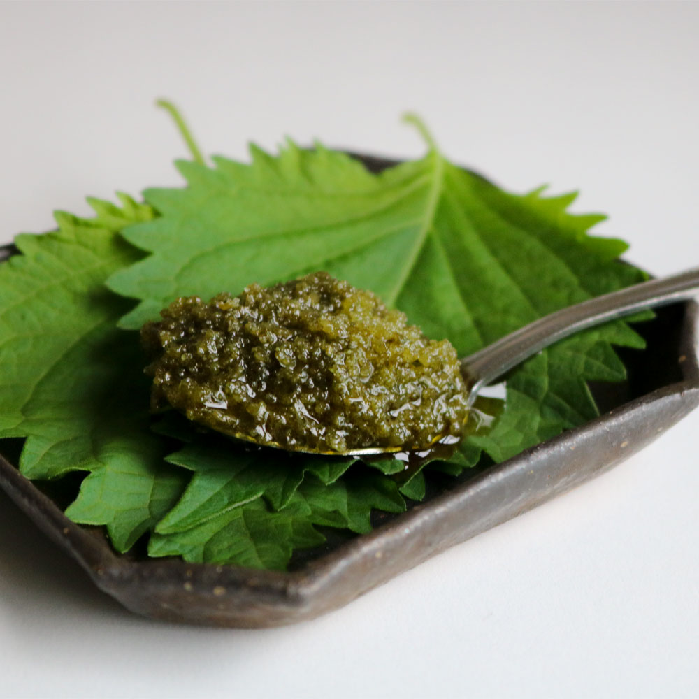 大葉の風味が食欲をそそる