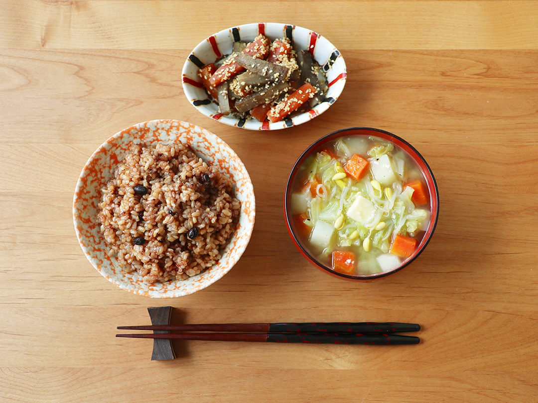 【二十四節気の一汁】春分の一汁「ごろごろ野菜のみそバタースープ 」