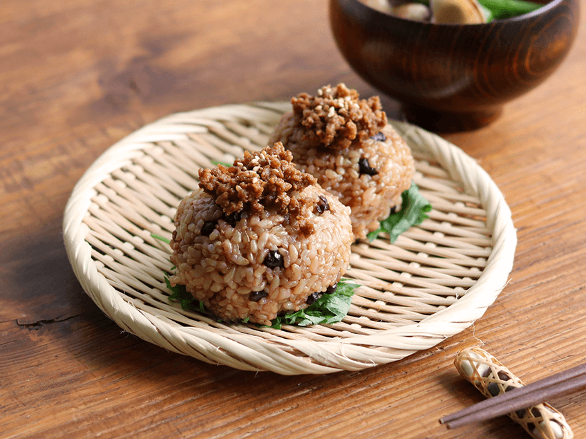 寝かせ玄米に合う肉味噌のレシピ