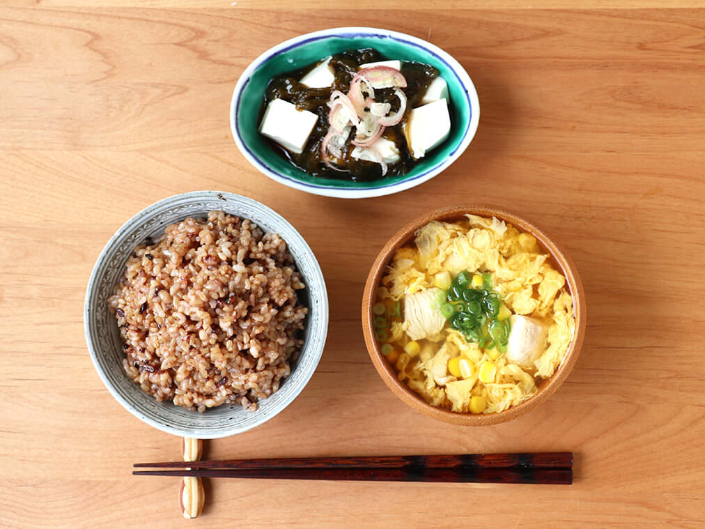 【二十四節気の一汁】小暑「とうもろこしと鶏むね肉のかき玉汁」