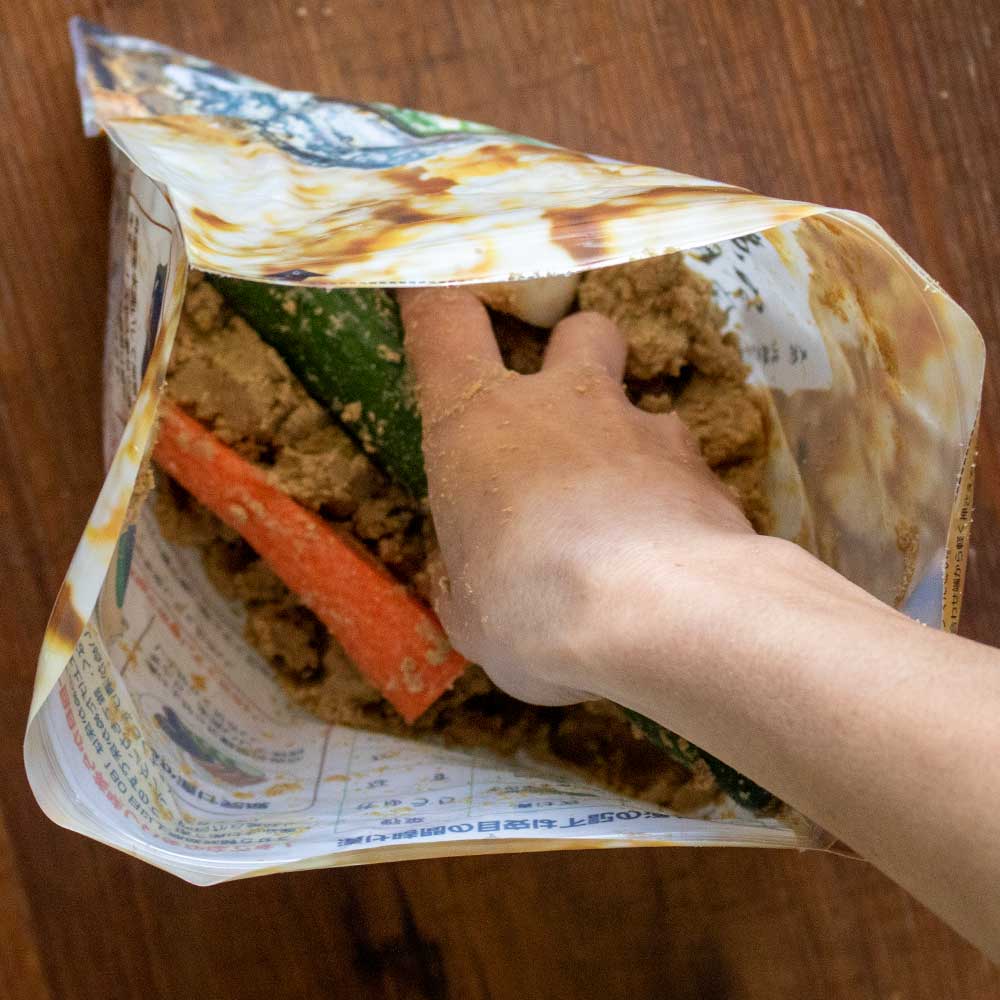 原料のぬかは和歌山県産のお米キヌヒカリからとれるぬかだけを使っています。