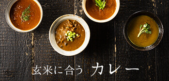 無添加なのに本格的な味「玄米によくあうカレー」
